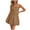 Khaki, variant on Tnhcen Womens Strapless Bubble Hem A Line Mini Dress with Pocket Design 4-Way Stretch Fabric, Casual Party Clubwear Outfit, S-2XL Sizes
