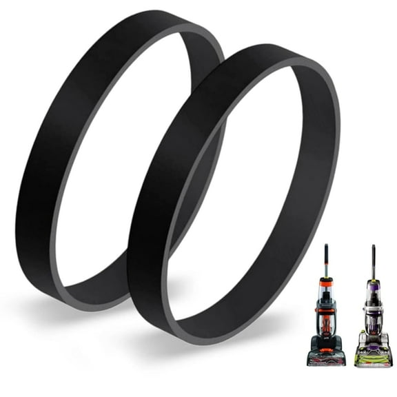 Replacement Belts for Bissell 2910 2910W 1986 2987 29878 29879 2806 28062 28068 P2283 22839 22837 PowerForce/TurboClean PowerBrush Pet Carpet Cleaner, Replace Parts 1606428 160-6428 (Pack of 2)