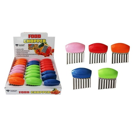 Diamond Visions 01-1360 Handheld Food Chopper Set in Assorted Colors (2 Choppers)
