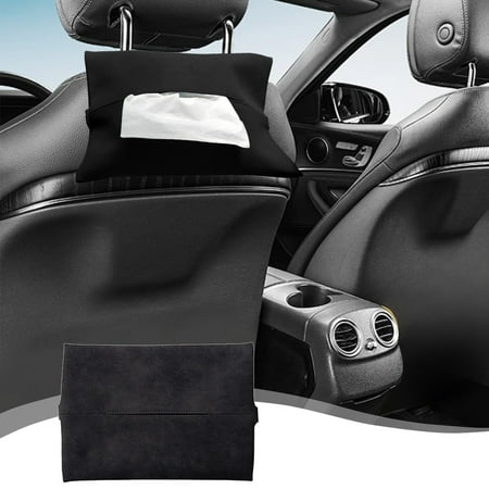 

New 2024 Automobiles & Motorcycles Car Paper Fleece Leather Tissue Box Household Tissue Sleeve Toilet Living Room Hanging Extracter Sleeve