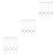 thumbnail image 3 of Ganchos enrollables Wosthever 12 piezas para cortina de ducha Acero inoxidable Negro, 3 of 6