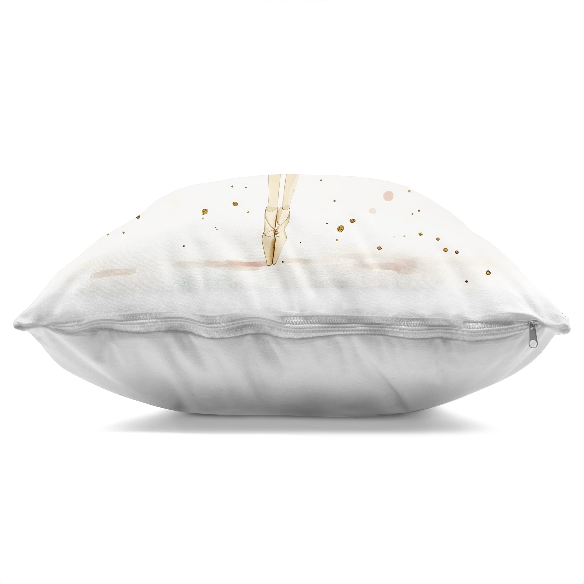 Stupell Industries Ballerina On Her Toes Decorative Printed Throw Pillow, design by Creative Studio