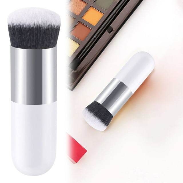 Women Fashion Makeup Brush Flat Base And Powder Makeup Tool Designed With A Flat Top Dense Synthetic Base Blend