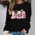 thumbnail image 5 of GA WEIHUA Clearance Sales,Cute Coffee Heart Graphic Sweatshirt Women Valentine's Day Sweatshirts Casual Long Sleeve Valentine Pullover Tops Holiday Girl Friend Gift T Shirt(Black,L), 5 of 8