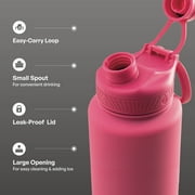 TAL 40oz Stainless Steel Ranger Water Bottle, Pink