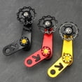 thumbnail image 3 of Aluminum Alloy Single-Speed Folding Bike Chain Guide with CNC Anodized Finish - Hollow Design Anti-Drop Chain Device for Elliptical Chainring Modification, Lightweight 59.7g, Easy Installation, Red, 3 of 6