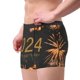 thumbnail image 2 of Fotbe HAPPY NEW YEAR 2024 Calzoncillos Tipo Boxer con Bolsa de Soporte Total para Hombre, X-Temp Fresco, Transpirable y de Secado Rápido-Medium, 2 of 5
