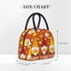 thumbnail image 2 of Fotbe Happy Thanksgiving Three Gnomes Bolsa de Almuerzo con Estampado, Lonchera Aislada, Contenedor de Comida Reutilizable Tipo Cooler a Prueba de Fugas, 2 of 6