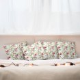thumbnail image 3 of Ambesonne Floral Throw Pillow Cover 4 Pack, Spring Flowers Pastel, 20", Pink Purple Green, 3 of 6