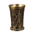 thumbnail image 2 of stanreset Verre à Shot Vintage Égyptien Vaisselle pour Cocktail Ramses Accessoires bronze Ramses 4.2x6.2cm, 2 of 6