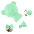 thumbnail image 3 of Unique Bargains 2Pcs Lightweight Bears-Shaped Toothbrush Covers for Travel Plastic Green, Pink, Blue, Yellow, 3 of 5
