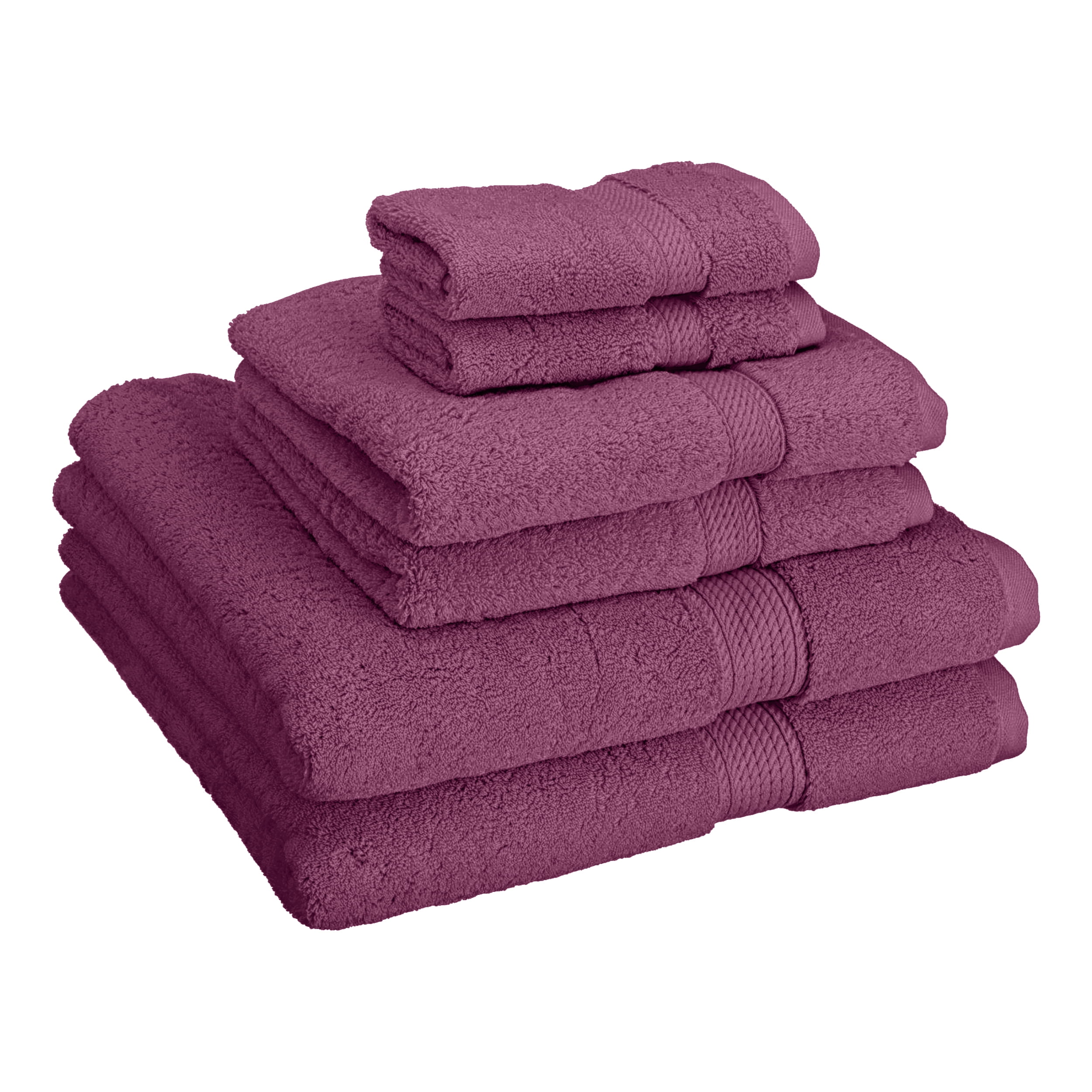 dark purple bath towel sets