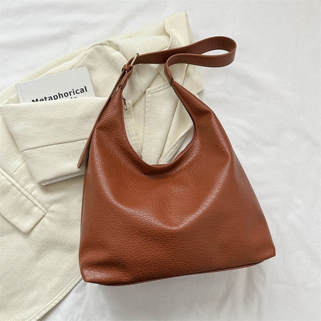 Bolso de mano texturizado para mujer, estilo retro, de un solo hombro, estilo tote, tendencia de invierno 2025