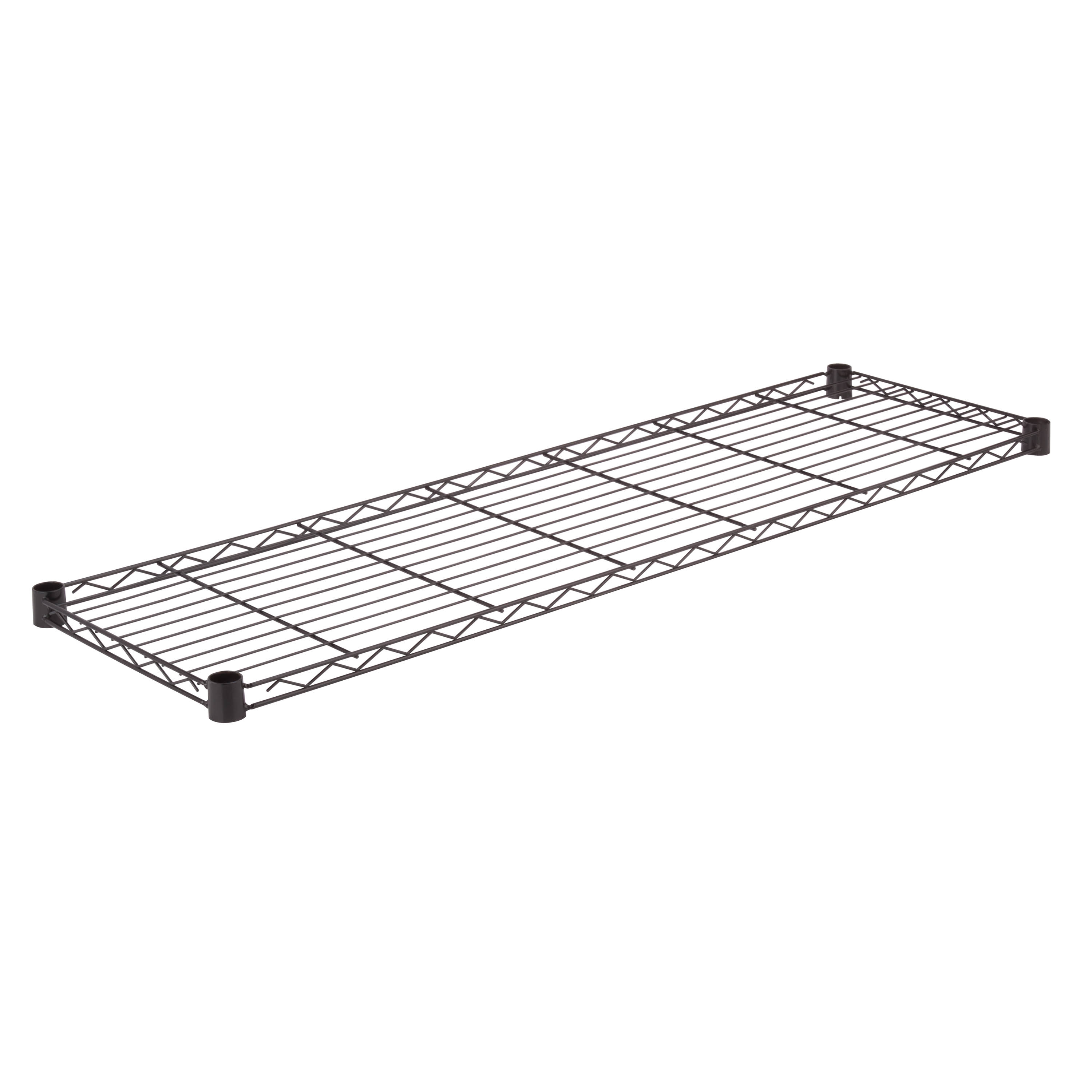 Honey Can Do Steel Wire Shelf with 350lb Capacity, Black