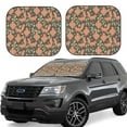 thumbnail image 6 of Kdxio Squirrel And Nuts Print 2-Piece Sun Shade Front Windshield - Foldable Car Front Window Sunshades for Most Sedans SUV Truck, 6 of 6