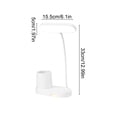 thumbnail image 3 of Rechargeable LED Desk Lamp with Pen Caddy, Dimmable Eye-Caring Light, Adjustable Gooseneck, White, for Study, Dorm, Bedroom, Office, 3 of 6