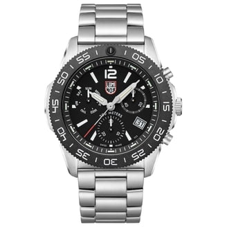 Pre-Owned Luminox Atacama Field Chrono 42mm Steel Blue Dial Men's