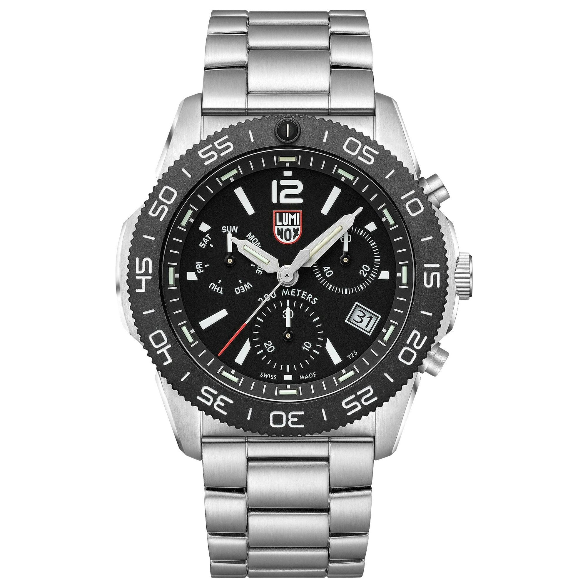 Men's Luminox Pacific Diver Chronograph Steel Swiss Watch XS.3142