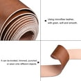thumbnail image 3 of Leather Straps for Crafts, 1 Pack 1-1/2" Wide Grain Leather Strips(Brown), 3 of 6