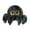 Black, variant on Cute Jumping Spider Plush - Black Fluffy Spider Stuffed Animal With Big Eye For Home Decor & Party Accents(Orange-7.9In)#4605