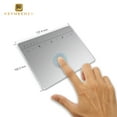 thumbnail image 4 of Keymecher MANO Multi-Gesture Wired Trackpad for Windows 7 and Windows 10, USB Slim Touchpad Mouse for Computer, Notebook, PC, and Laptop (Aluminum Silver, Support Windows Precision Touchpad), 4 of 10