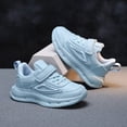thumbnail image 2 of NOKIO Kids Leather Lace-Up Shoes Multi-Season Casual Sneakers for Medium-Big Boys Girls Comfortable Outdoor Play Footwear, 2 of 8