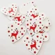 thumbnail image 4 of 10pc Christmas New Year Natural Wood Christmas Tree Ornament DIY Wooden Hanging Pendants Snow Elk Christmas Decorations for Home, 4 of 5