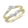 thumbnail image 1 of 0.40 T.C.W Round Shape Natural Diamond Latest Design Wedding Band for Ladies Solid 14K Yellow Gold Size 8, 1 of 7