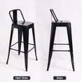 thumbnail image 3 of Modern Dining chairs, Black Dining Room Chairs, Industrial Bar Stools for Kitchen Dining Room., 3 of 6