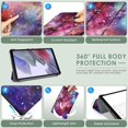 thumbnail image 4 of Funda negra para Samsung Galaxy Tab A7 Lite de 8,7 pulgadas 2021 (SM-T220/T225), funda protectora ultrafina para tableta A7 Lite de 8,7 pulgadas SM-T220, funda inteligente tipo libro, 4 of 5