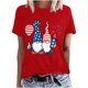 thumbnail image 2 of Fiudx Camisetas para Mujer Blusa de Manga Corta con Estampado de Moda para Mujer, Divertida Camiseta con Cuello Redondo, 2 of 4