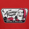 thumbnail image 3 of Teelocity Santa Avoid People Graphic T-Shirt (3XL - Standard Fit, Red), 3 of 4