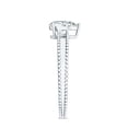 thumbnail image 3 of Rosec Jewels Certified Lab Grown Diamond Solitaire Engagement Ring - EF-VS Quality, 14K White Gold, US 11.50, 3 of 8