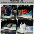 thumbnail image 3 of HUISEFOR Car Trunk Mat 29" x 39" Cargo Mat Rear Trunk Liner Scratchproof Cars Accessories Easy To Clean Universal Fit for Most Cars SUV, Beach Cherry Blossom, 3 of 7