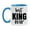 White/Light Blue, variant on Best King Ever Mug, Father’s Day Gift, 11Oz Or 15Oz Ceramic Coffee Mug