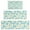 Blue White Flower, variant on Blue White Flower Pattern Kitchen Rugs Sets Of 3,Kitchen Runner Rugs Non Skid Washable,Decorative Kitchen Floor Mats for Kitchen,Sink,Laundry,17"x30"  17"x47"   17"x59"