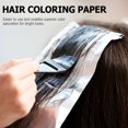 thumbnail image 2 of IFANLANDOR 100 Sheets Hair Wrapping Paper Strips Plastic Film Paper Prevent Slippage for DIY Users, 2 of 8