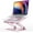 4-Pink, variant on Lamicall Adjustable Laptop Stand,Portable Laptop Riser,Aluminum Laptop Stand for Desk Foldable,Ergonomic Computer Notebook Holder for MacBook Air Pro HP, Office Desk Accessories (10-17.3'')- Silver