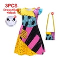 thumbnail image 3 of Vestido de Halloween para niñas, disfraz de terror de pesadilla, Sally antes de Navidad, para niños, fiesta de disfraces, ropa gótica, 3 of 5