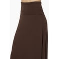 thumbnail image 5 of TheMogan Women's S~3X Casual Draped Jersey Foldable Waist Relaxed Long Maxi Skirt, 5 of 7