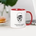 thumbnail image 3 of CafePress - I Had Brain Surgery Mugs - 11 oz Ceramic Mug - Novelty Coffee Tea Cup, 3 of 4