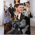 thumbnail image 4 of Paul Mescal Blanket Cool #1 Ultra Soft Flannel Fleece Blanket Stylish Bedroom Living Room Sofa Warm Blanket All Season Use 30"*40"（76 * 100cm）, 4 of 5