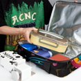 thumbnail image 6 of Musical Note Double Layered Insulated Lunch Bag with Two Compartments for Cold and Hot Food Storage - Large Capacity Refrigerated Meal Bag for Hand Carry - 7.1x11.4x16.1 inches, 6 of 6
