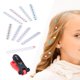 thumbnail image 5 of Juego de joyas con pegatinas de , 80 gemas, vienen con un juego de recarga Glam, juguetes de manualidades para niñas, niños, niñas, cabello, Macarena Cabello Brillo, 5 of 8