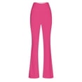 thumbnail image 5 of Gkeoshab Yoga Pants Women Women's Loose Fit Solid Color Yoga Pants - Soft & Stretchy Polyester Spandex Lounge Trousers Hot Pink M, 5 of 5
