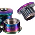 thumbnail image 3 of LOVIVER 5Pcs Titanium Alloy Crankset Screws Chainring & Chainwheel Nuts Disc Brake Rotor, 3 of 7