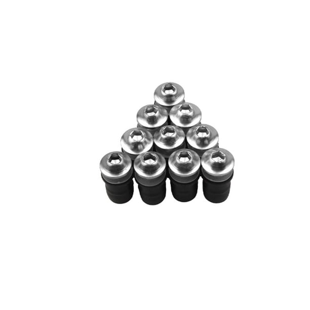 Sidaley Piezas/juego surtido de tornillos para parabrisas de motocicleta M5x16mm, pernos para parabrisas de motocicleta, accesorios de Accesorios para motos Plata