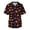 Dark Gray, variant on Halloween Scrubs Top for Men V Neck Spooky Bat Printed Scrub Tops Halloween Nurse Uniforms with Pockets