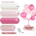 thumbnail image 6 of 50Pcs Pink Balloons Set and 12 Inches Rosegold Confetti Balloons for Wedding Birthday Party Girl Party., 6 of 7