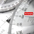 thumbnail image 4 of 15cm Plastic 360 Full Circle Protractor Math Measuring Tool Full Medium Angle Round Protractor, 4 of 5